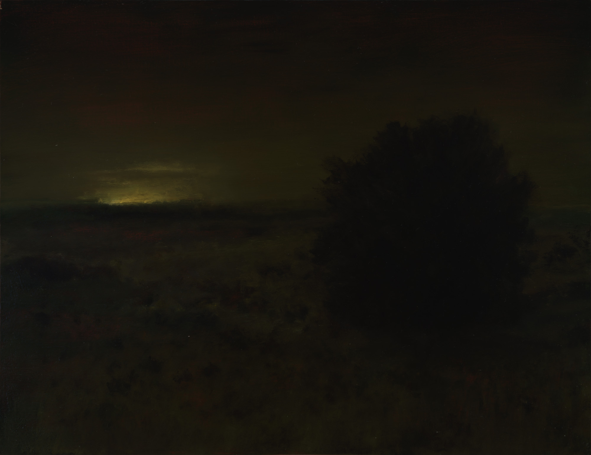 American Tonalism / Chaparral at Night / Chris Peters